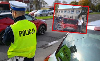 Kierowca zablokował ruch. Czekał, aż pasażerka wyjdzie ze sklepu