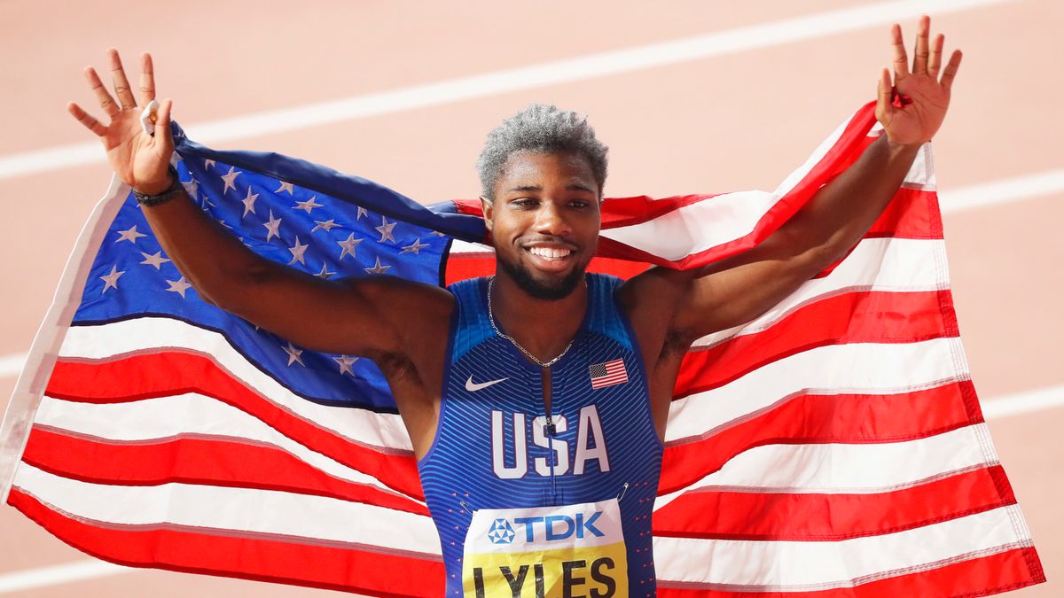 PAP/EPA / ROBERT GHEMENT / Na zdjęciu: Noah Lyles