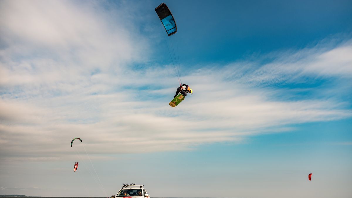 Materiały prasowe / Paweł Poręcki / Na zdjęciu: Victor Borsuk podczas bicia rekordu