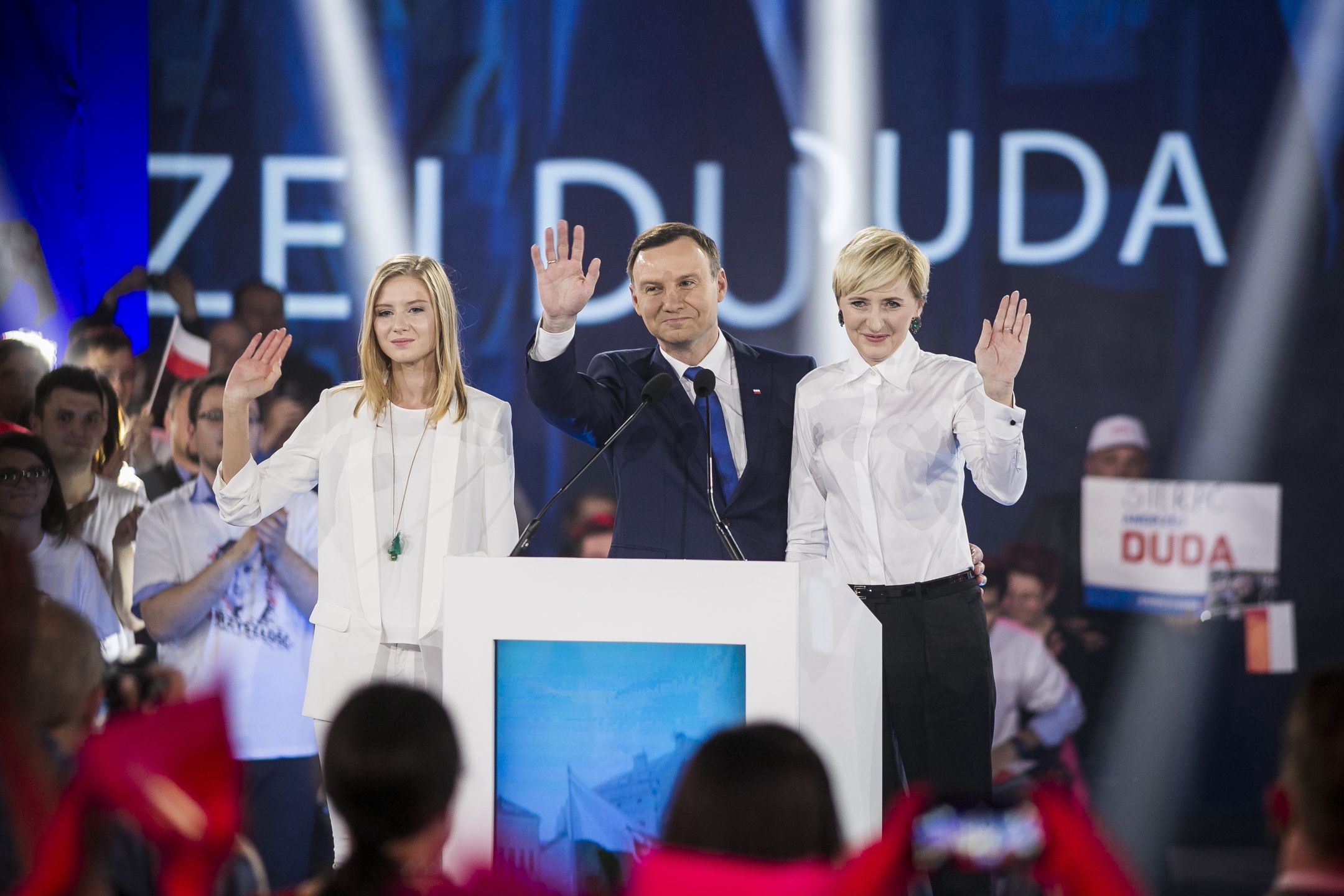 Andrzej Duda, Agata Duda i Kinga Duda