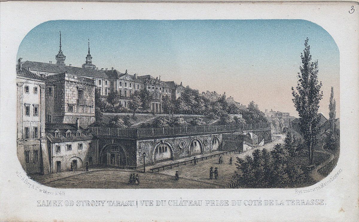 Warszawa w 1855 roku [Litografie i rysunki]