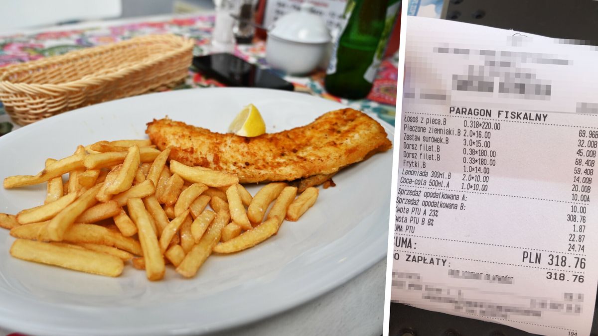 Nasz czytelnik za obiad dla trzech osób nad morzem zapłacił ponad 300 zł. "To stanowczo za dużo" - uważa