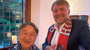 "Sport łączy ludzi". Monarchowie razem oglądali mecz mundialu