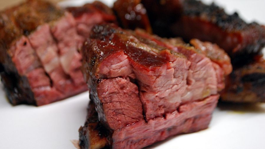 Opiekane żeberka wołowe (mięso i tłuszcz, II klasa mięsa)