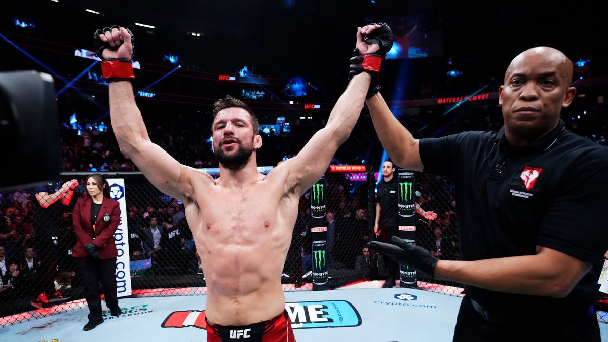 Zdjęcie okładkowe artykułu: Getty Images / Jeff Bottari/Zuffa LLC / Mateusz Gamrot triumfujący na gali UFC