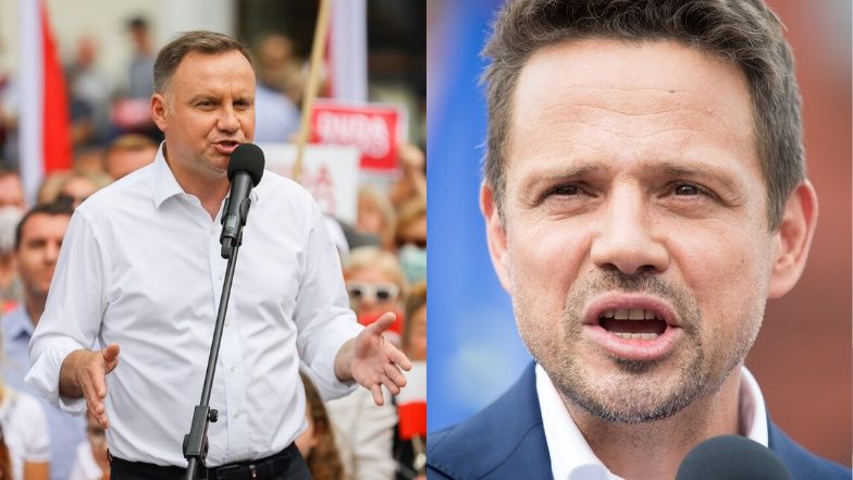 Andrzej Duda i Rafał Trzaskowski - "debata o debacie" trwa