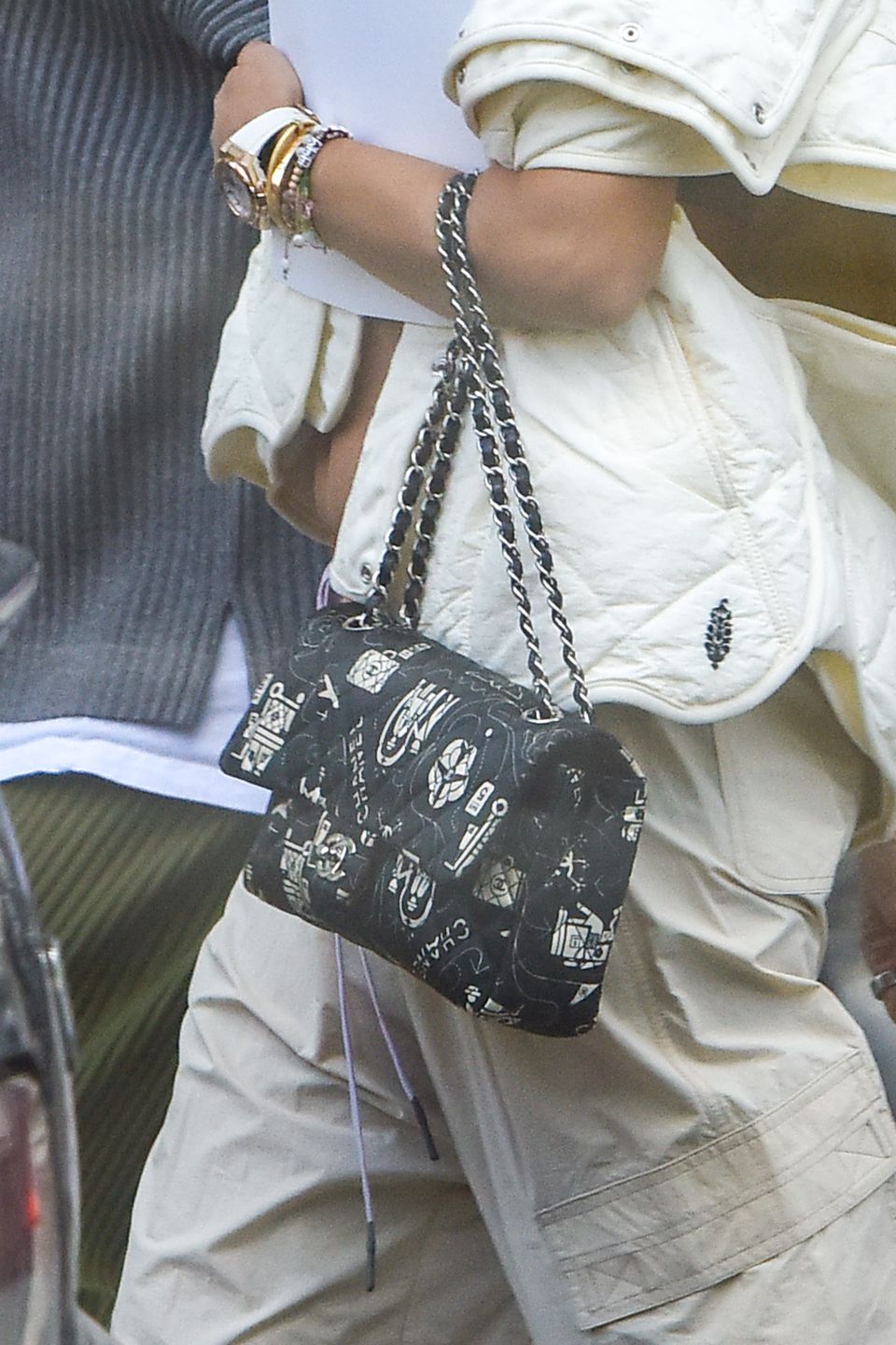 Natalia Siwiec z rodziną na mieście