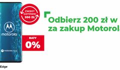 Plus zwraca pieniądze za zakup telefonu Motorola i telewizora Samsung