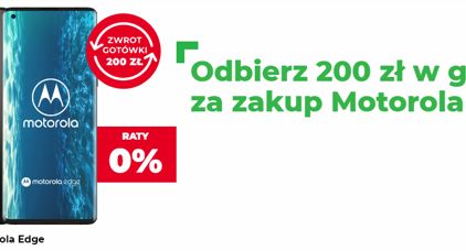 Plus zwraca pieniądze za zakup telefonu Motorola i telewizora Samsung