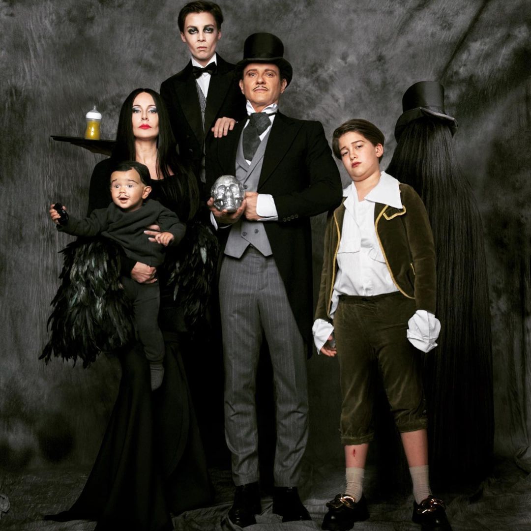 Małgorzata Rozenek z rodziną - Halloween 2021