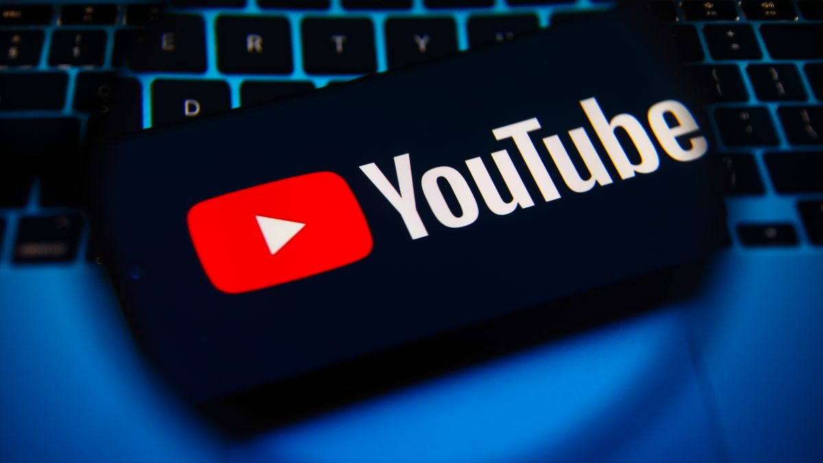 YouTube logo is screened on a mobile phone for illustration photo. Krakow, Poland on April 9th, 2024 (Photo by Beata Zawrzel/NurPhoto via Getty Images)