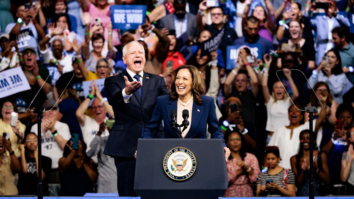 Kamala Harris ogłasza, że Tim Walz będzie kandydował na wiceprezydenta USA