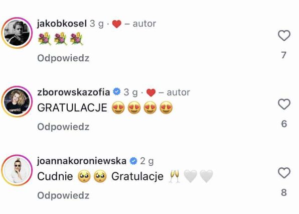 Życzenia ślubne dla Marty Wierzbickiej