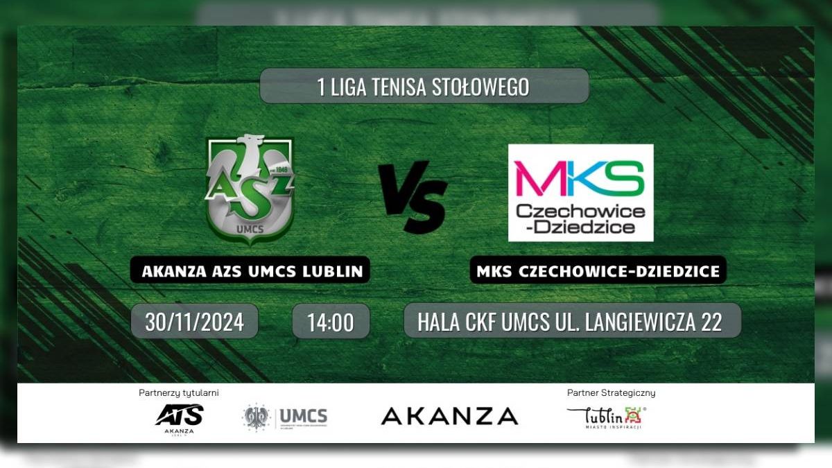 grafika AZS UMCS Lublin vs. MKS Czechowice-Dziedzice