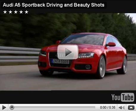 Nowe Audi A5 Sportback w ruchu