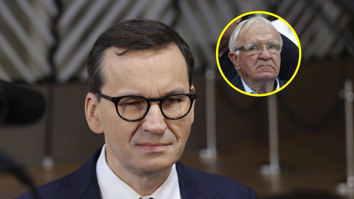 Getty Images / Getty / Newspix / Na zdjęciu: Mateusz Morawiecki / w kółku: Antoni Piechniczek