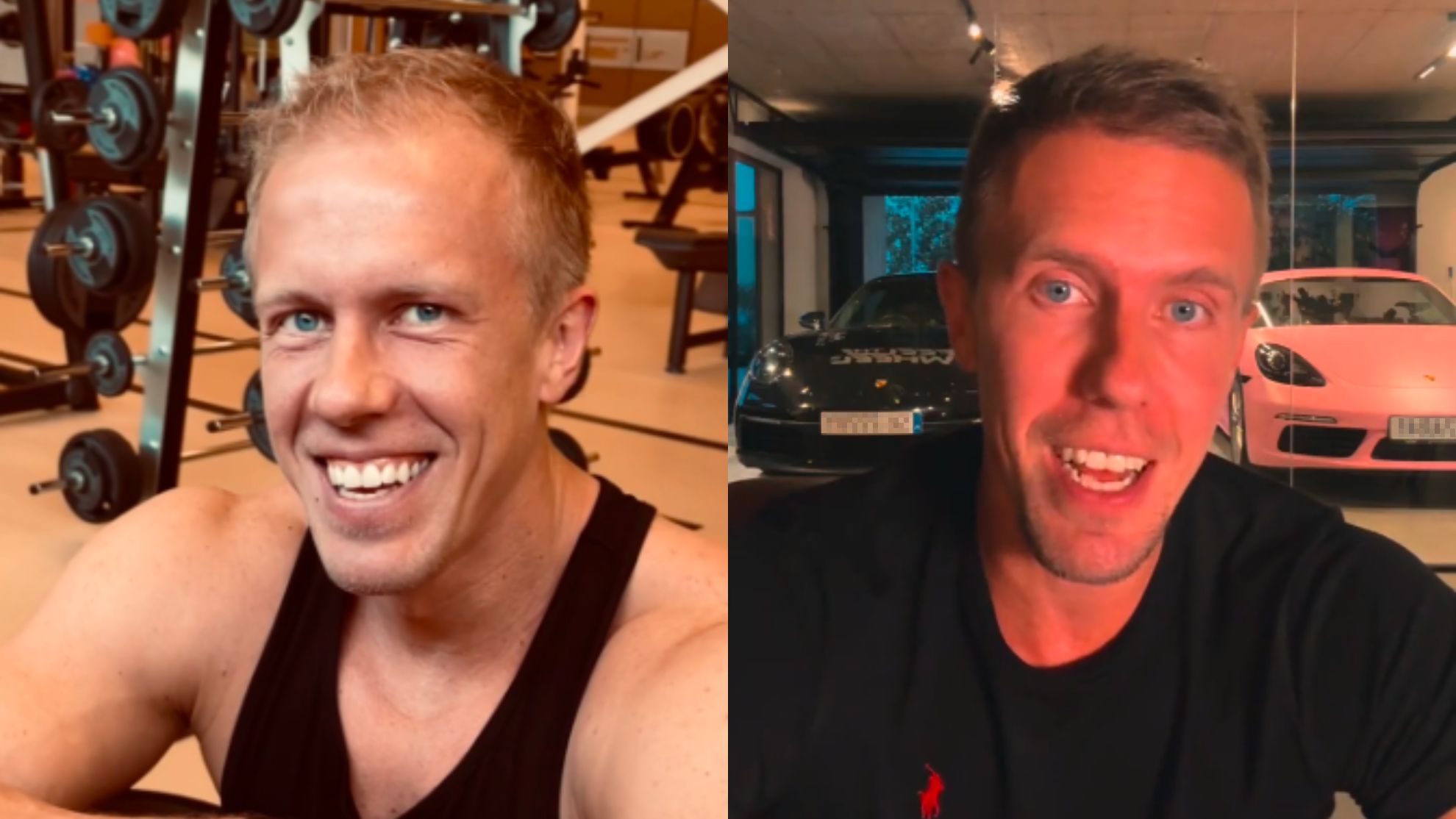 Dawid Piątkowski "przed" i "po"