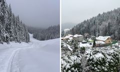 Zamieszanie w pogodzie. Ludzie pokazują, ile spadło śniegu