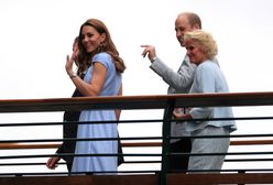 Kate i William na Wimbledonie. Radośni i uśmiechnięci