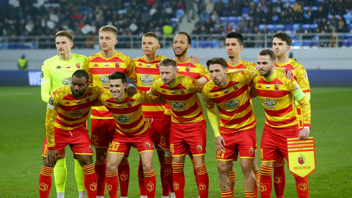 PAP/EPA / ANDREJ CUKIĆ / Na zdjęciu: Jagiellonia Białystok