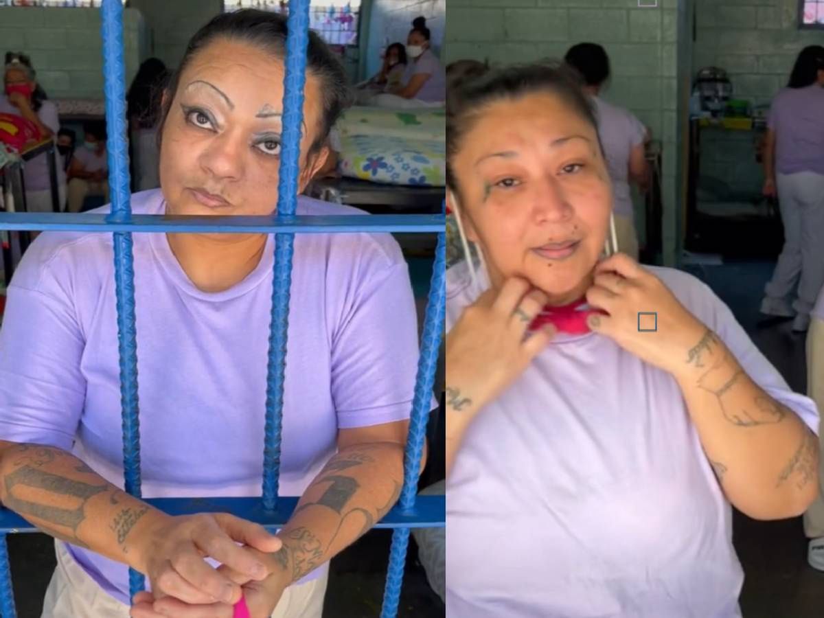 Kobiety odsiadujące wyrok w jednym z salwadorskich więzień (TikTok)