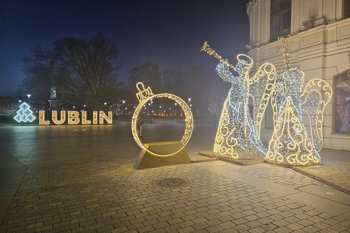 Iluminacje świąteczne w Lublinie