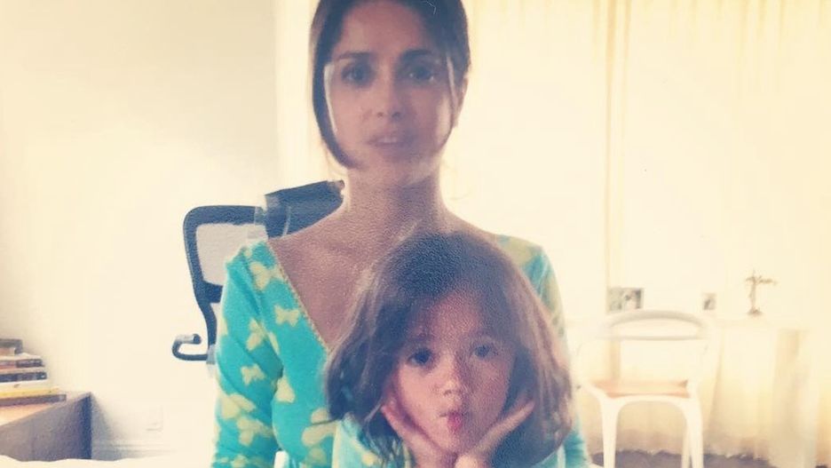 Salma Hayek czasem dzieli się archiwalnymi zdjęciami z córką