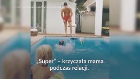 #dziejesiewsporcie: Klara Lewandowska już uczy się pływać! Słodkie nagranie