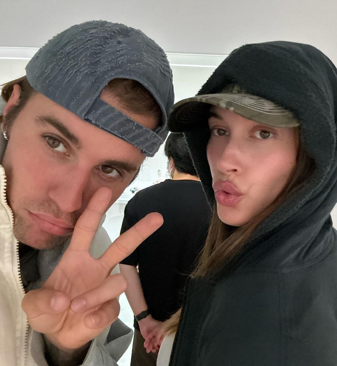 Justin Bieber and Hailey Bieber