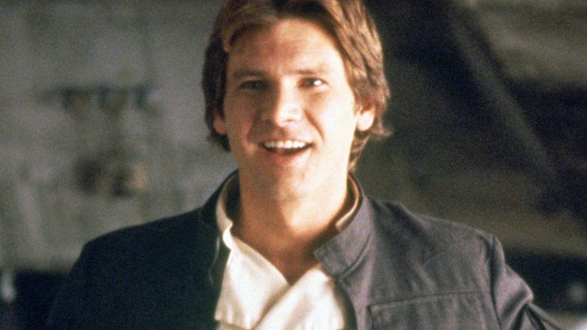 Harrison Ford na planie "Gwiezdnych wojen"