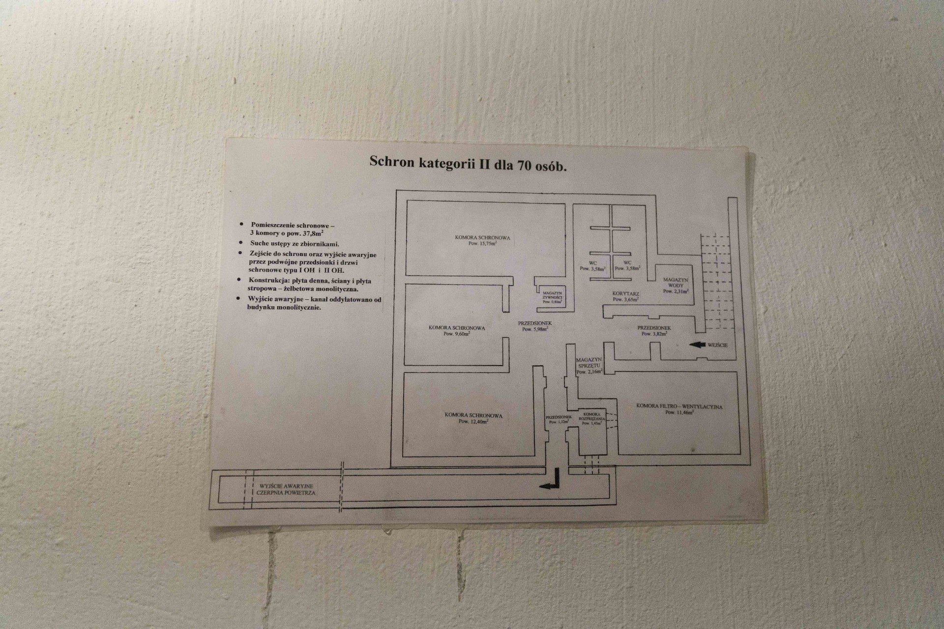 Schron pod hotelem BOSiR