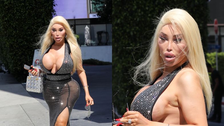 Jessica Alves paraduje po Los Angeles w transparentnej sukience