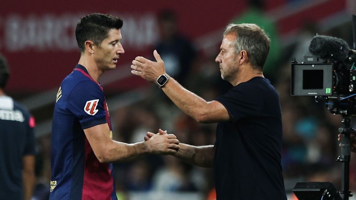 Getty Images / Gongora/NurPhoto via Getty Images / Na zdjęciu: Robert Lewandowski/ Hansi Flick
