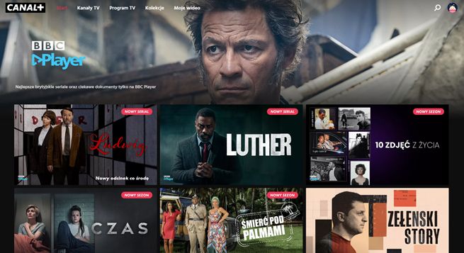 Skrin z Canal+ online