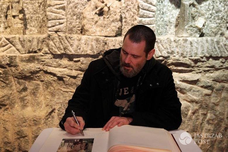 Jim Carrey odwiedził Wieliczkę, 2015