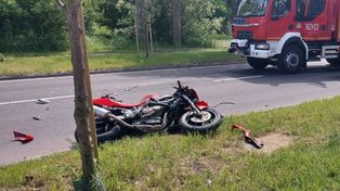 Elzanowo: wypadek z udziałem trzech motocykli i busa