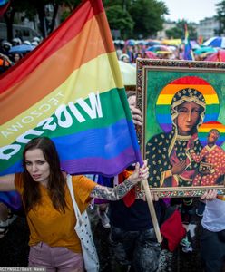 Niósł wizerunek Matki Boskiej z tęczową aureolą. Jest decyzja sądu