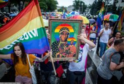 Niósł wizerunek Matki Boskiej z tęczową aureolą. Jest decyzja sądu