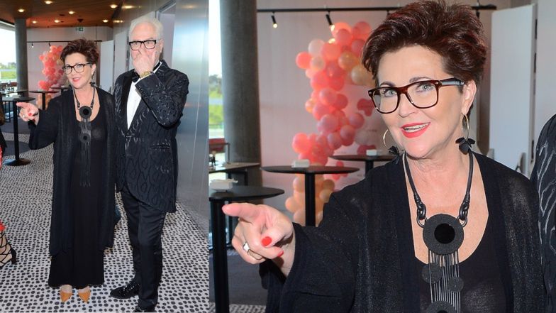 Jolanta Kwaśniewska na gali "Osobowości i Sukcesy"