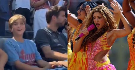 Gerard Pique wraz z SYNAMI podziwiał wymachującą biodrami Shakirę na finale mundialu. Nie zabrał ze sobą 27-letniej dziewczyny (WIDEO)