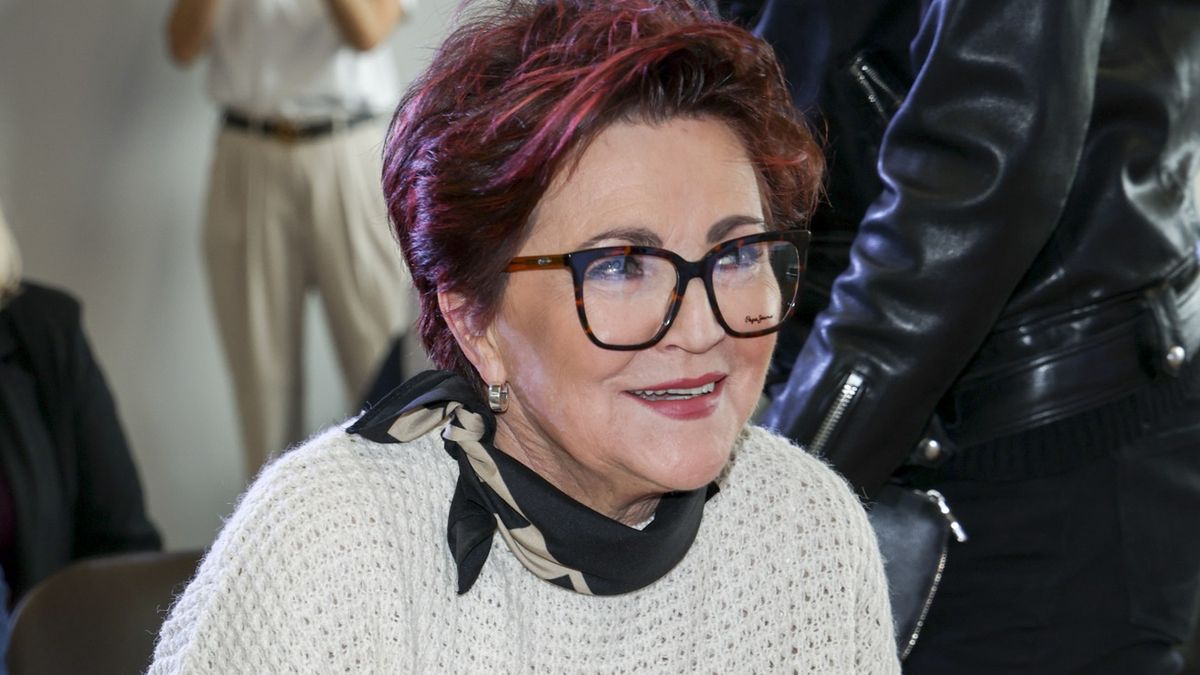 Jolanta Kwaśniewska w modnej stylizacji