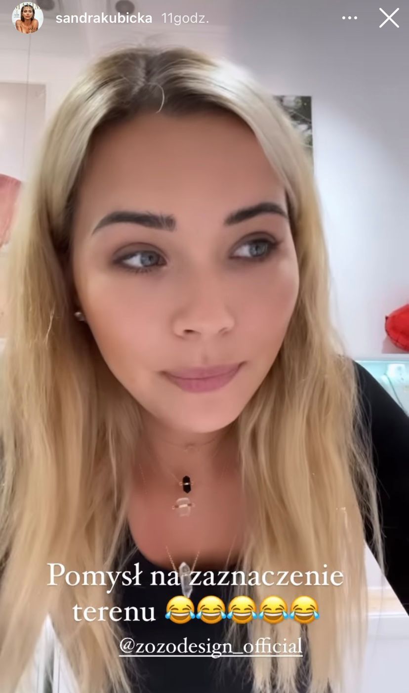 Sandra Kubicka oznaczyła teren
