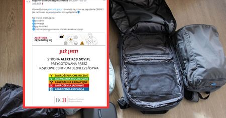 Plecak ewakuacyjny. RCB edukuje, jak reagować na zagrożenia