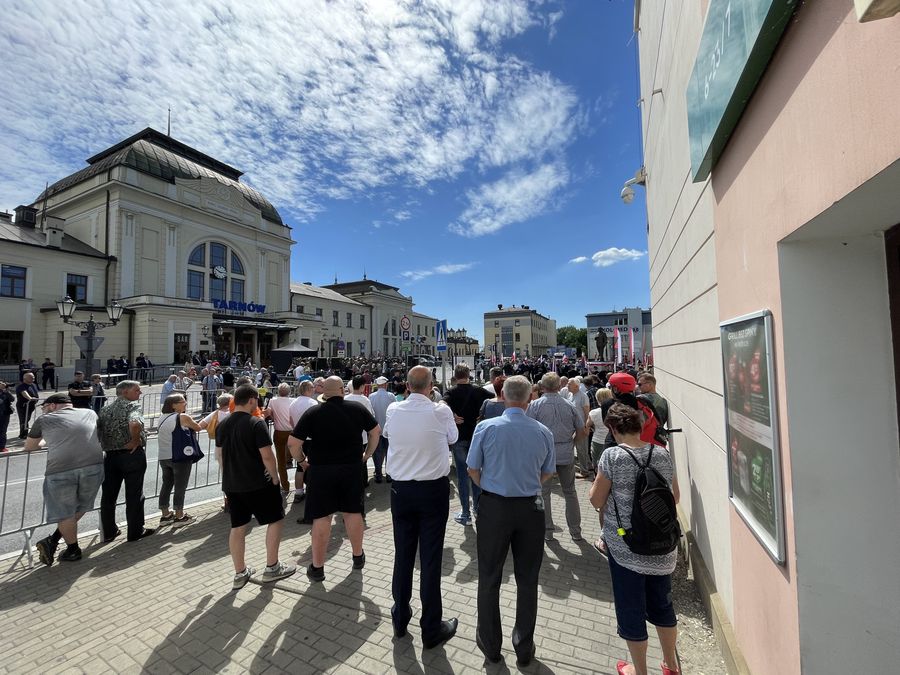 Odsłonięcie pomnika Lecha Kaczyńskiego w Tarnowie [18.06.2022]