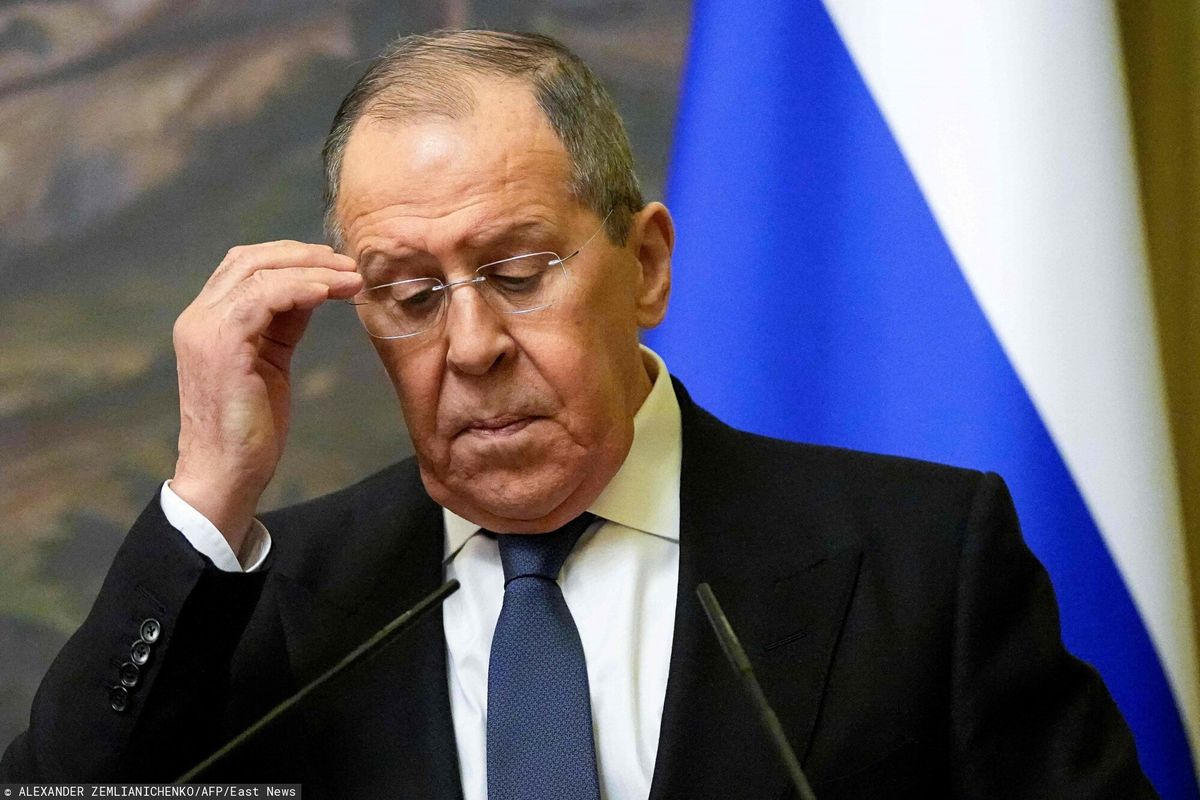 Rosja zakazała 15 organizacjom działalności na swoim terytorium. Na zdjęciu szef rosyjskiego MSZ Siergiej Ławrow 