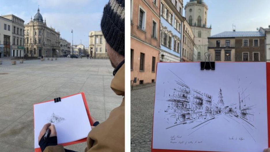 Węglowy Artysta odwiedził Lublin.