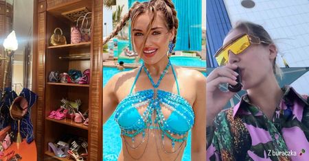 Caroline Derpienski nadaje z jednego z najdroższych hoteli na świecie. "Czuję się tu jak w domu"