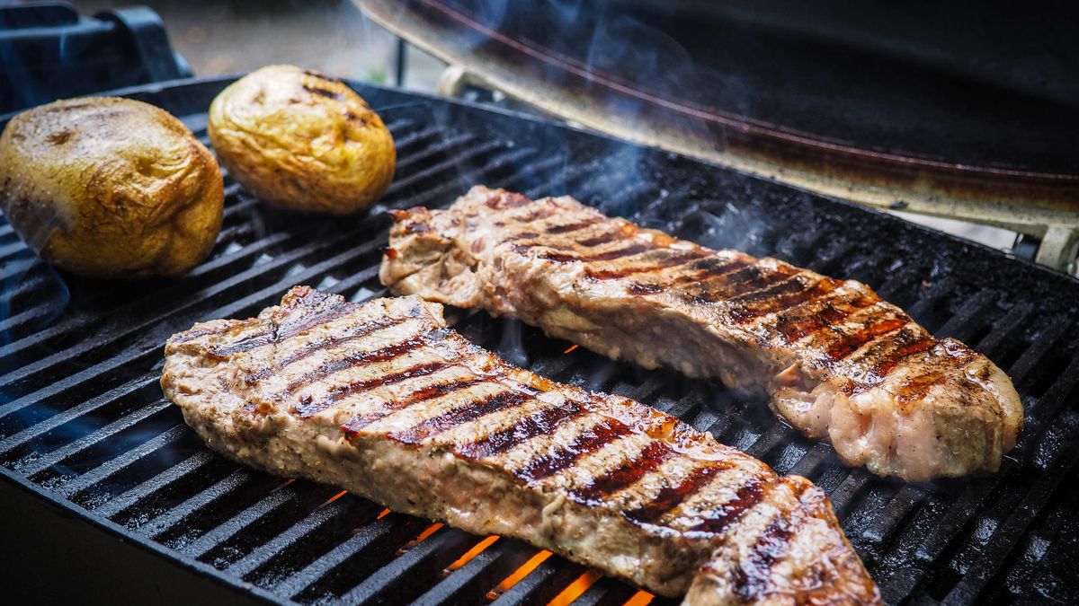 Grillowany mostek wołowy z wewnętrznej części bez kości (samo mięso)