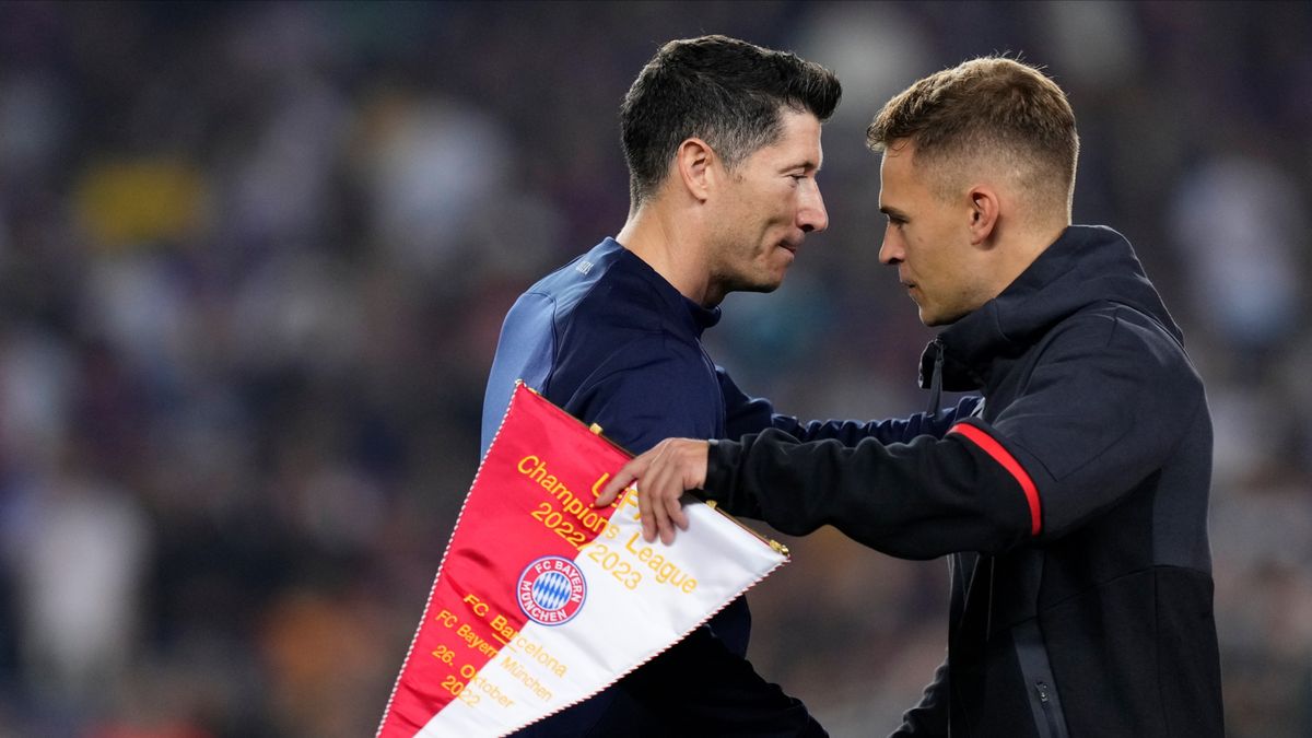 Getty Images / Na zdjęciu: Robert Lewandowski i Joshua Kimmich