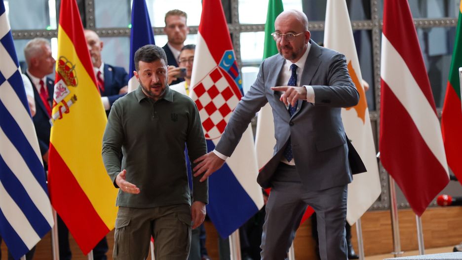 Zełenski w Brukseli